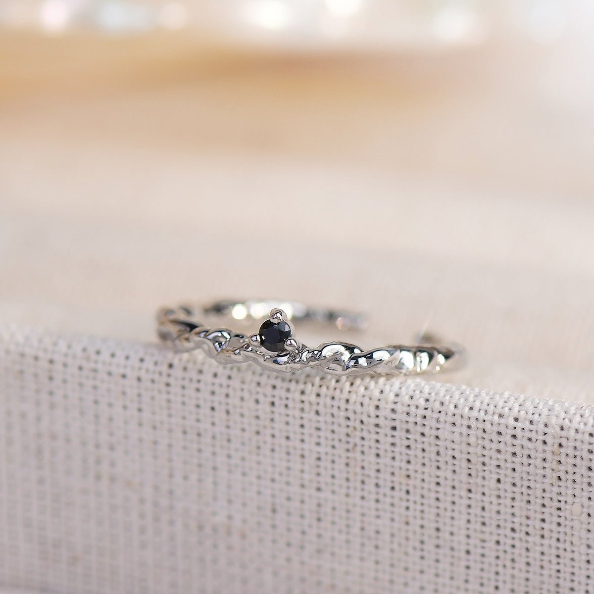 Onyx Ring Set - Gold - Plated - Abbott Atelier