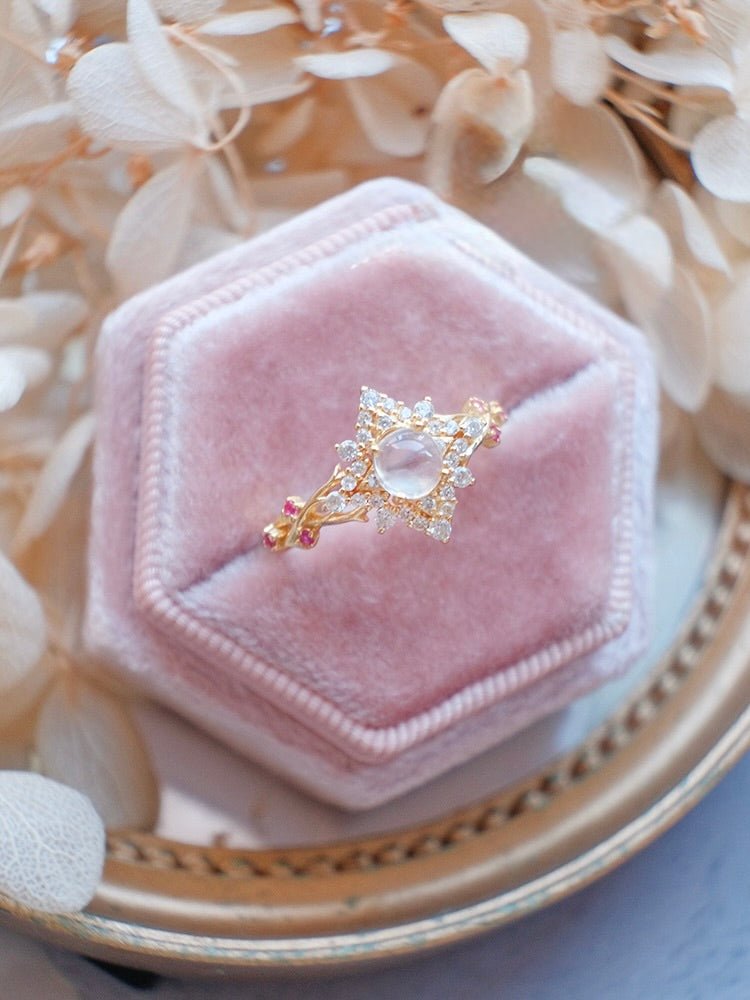 Opaline Fleur Ring - Gold - Plated - Abbott Atelier