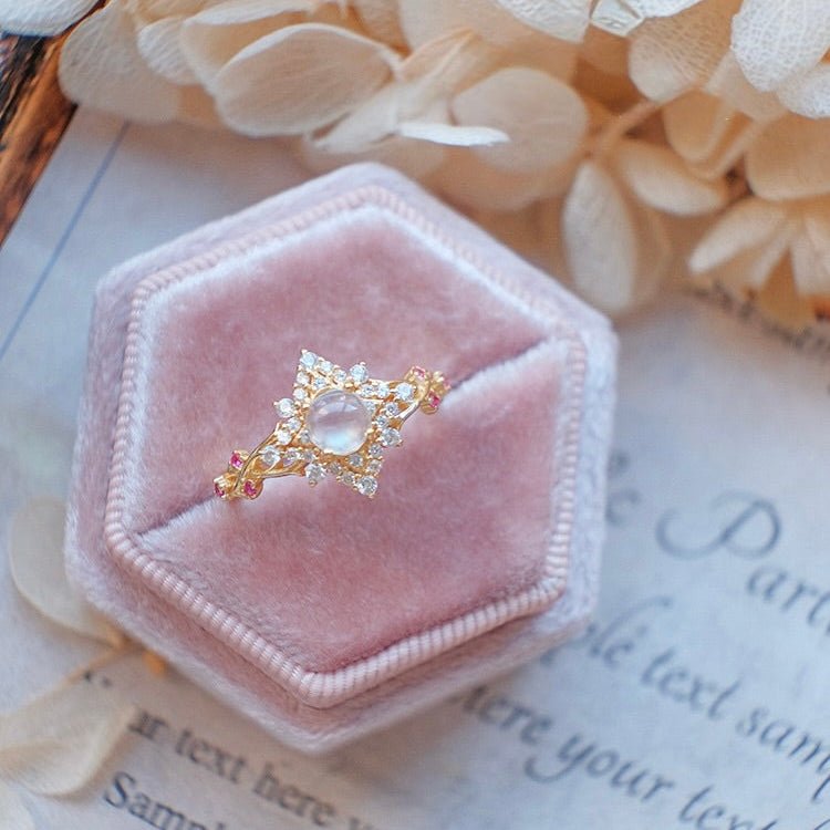 Opaline Fleur Ring - Gold - Plated - Abbott Atelier