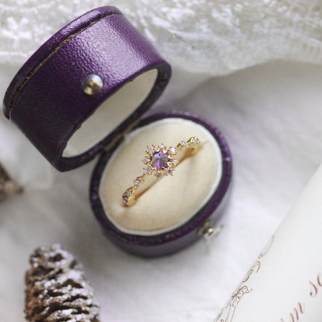 Orchid Halo Ring - Gold - Plated - Abbott Atelier