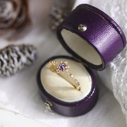 Orchid Halo Ring - Gold - Plated - Abbott Atelier