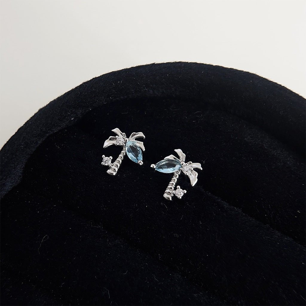 Palm Tree Earrings - Hypoallergenic - Abbott Atelier