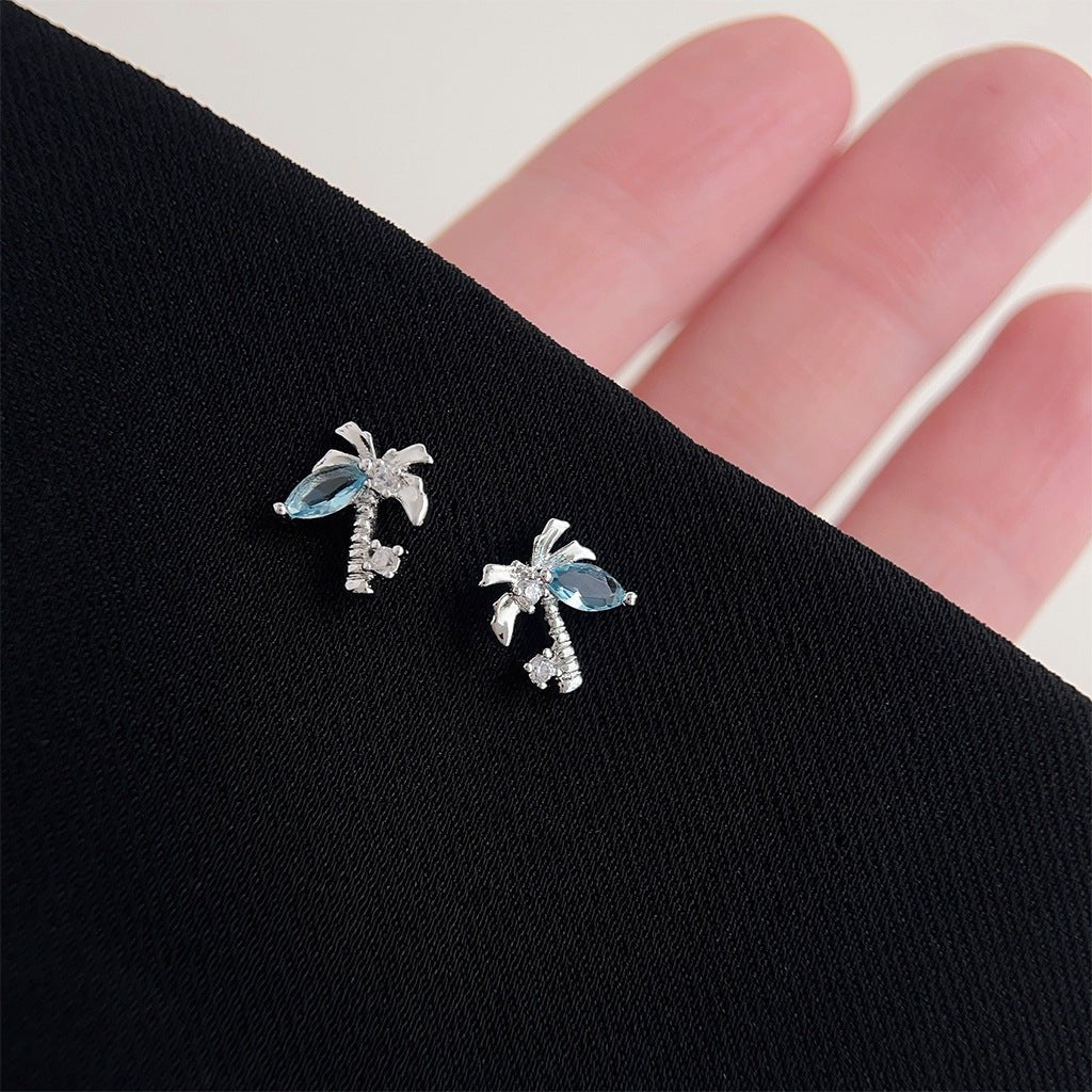 Palm Tree Earrings - Hypoallergenic - Abbott Atelier