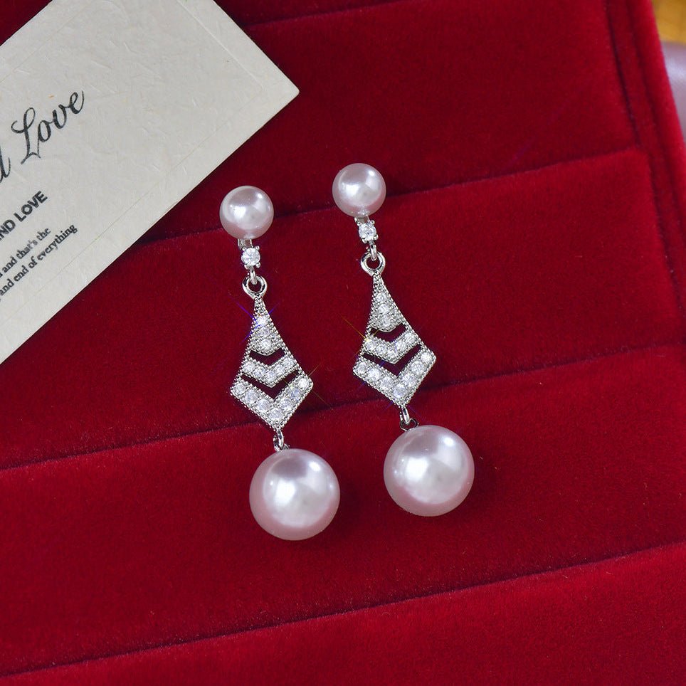 Pavilion Pearl Earrings - Hypoallergenic - Abbott Atelier