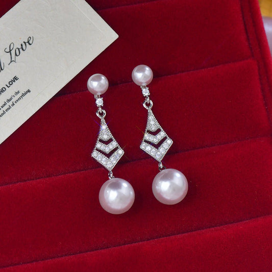 Pavilion Pearl Earrings - Hypoallergenic - Abbott Atelier