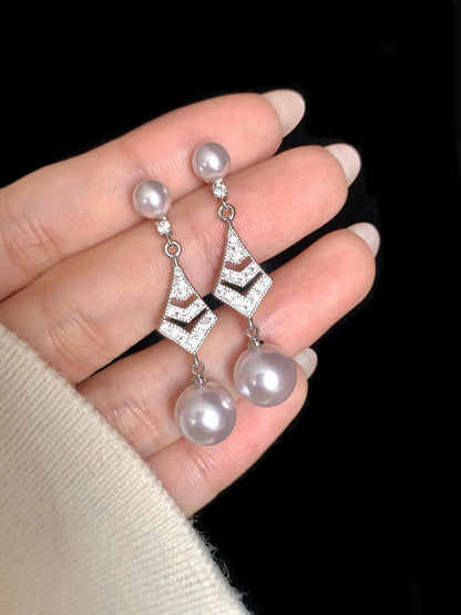 Pavilion Pearl Earrings - Hypoallergenic - Abbott Atelier