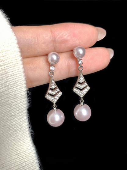 Pavilion Pearl Earrings - Hypoallergenic - Abbott Atelier