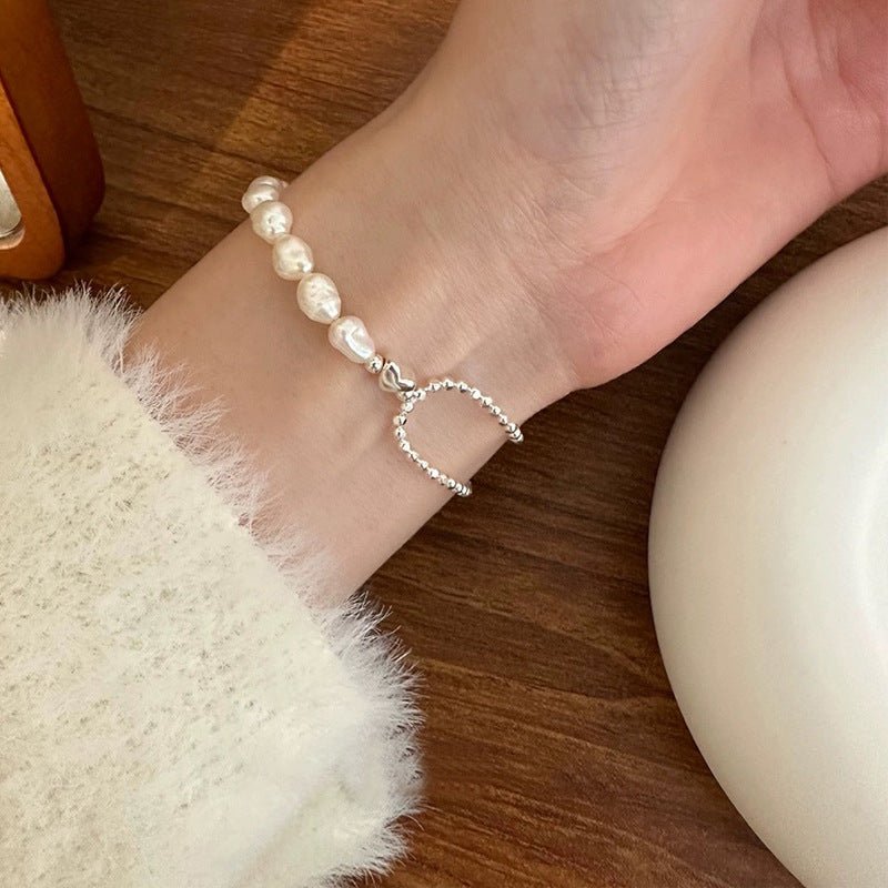 Pearl Bracelet - Asha (Solid Silver) - Freshwater Pearls - Abbott Atelier