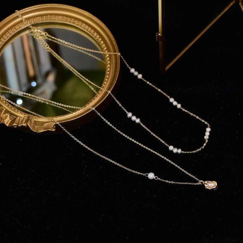 Pearl Necklace Set - Phoebe - Gold Plated - Abbott Atelier