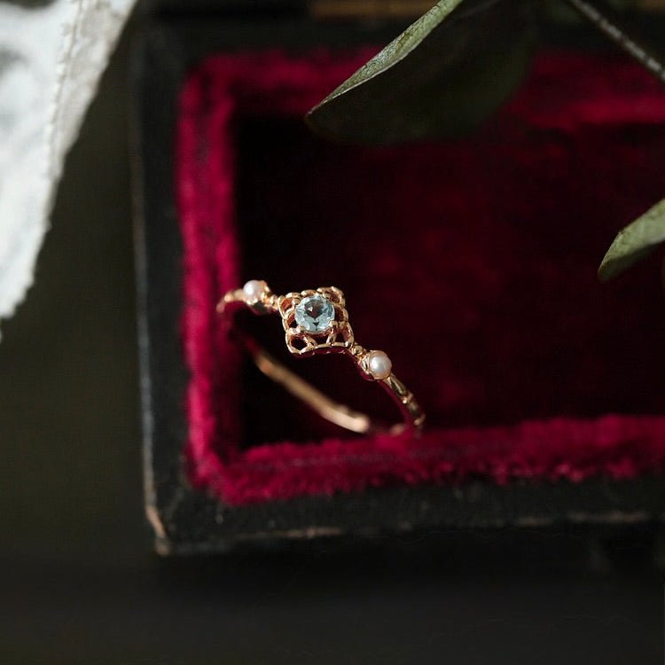 Pearl of the Sea Ring - Gold Plated Brass - Abbott Atelier