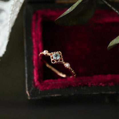 Pearl of the Sea Ring - Gold Plated Brass - Abbott Atelier