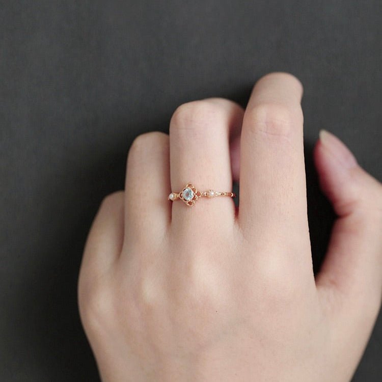 Pearl of the Sea Ring - Gold Plated Brass - Abbott Atelier