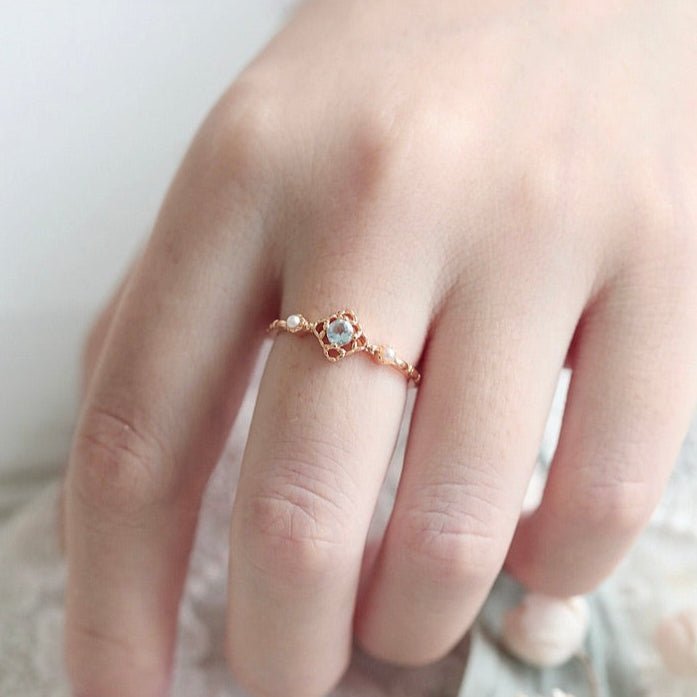 Pearl of the Sea Ring - Gold Plated Brass - Abbott Atelier