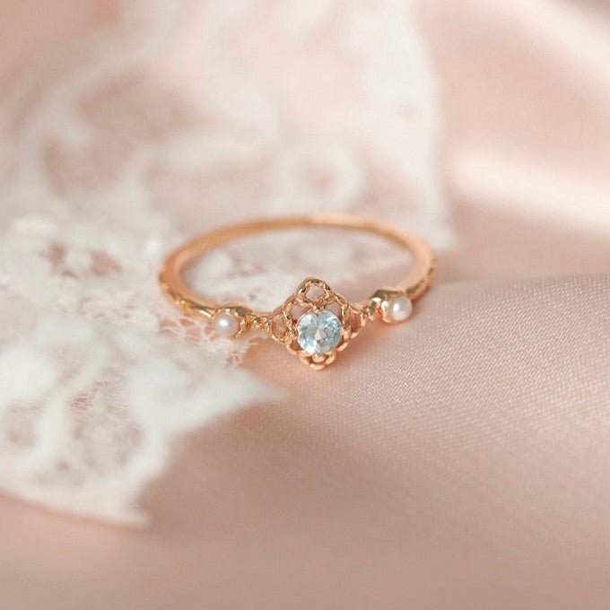 Pearl of the Sea Ring - Gold Plated Brass - Abbott Atelier