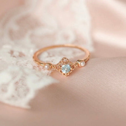 Pearl of the Sea Ring - Gold Plated Brass - Abbott Atelier