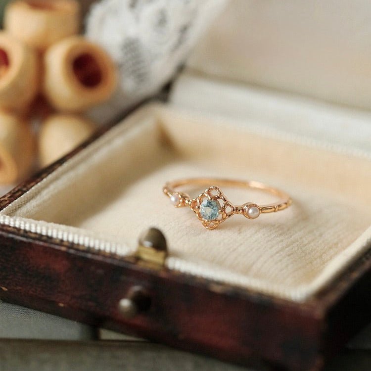 Pearl of the Sea Ring - Gold Plated Brass - Abbott Atelier