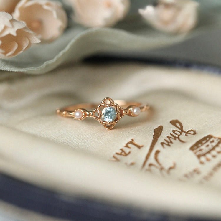 Pearl of the Sea Ring - Gold Plated Brass - Abbott Atelier