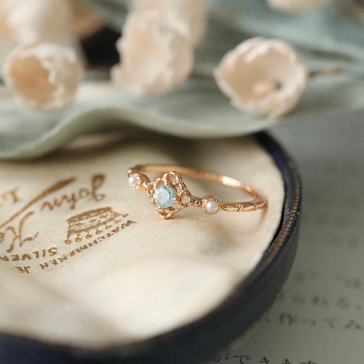 Pearl of the Sea Ring - Gold Plated Brass - Abbott Atelier