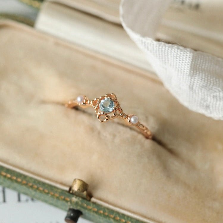 Pearl of the Sea Ring - Gold Plated Brass - Abbott Atelier