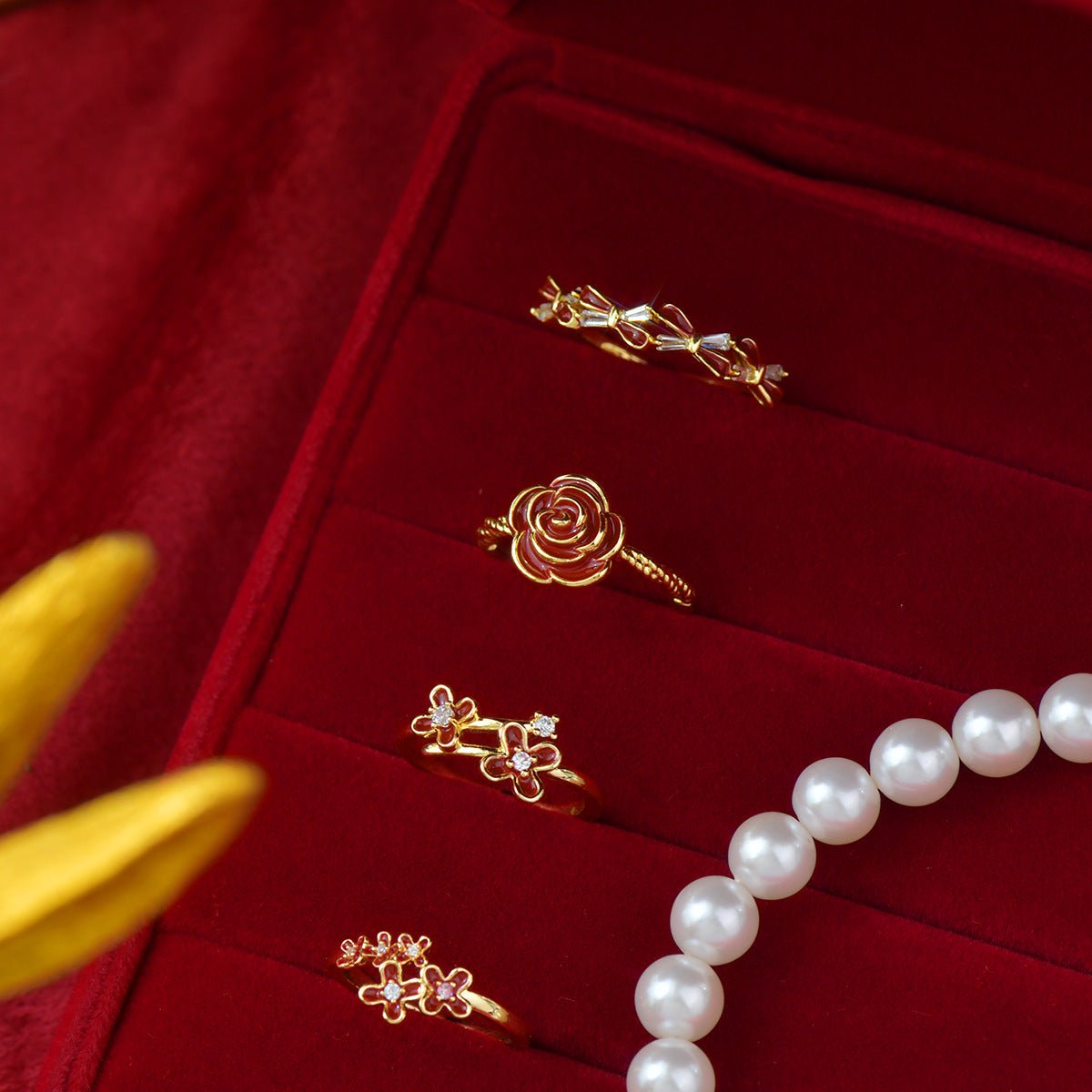 Pentas Blossom Ring - Gold - Plated - Abbott Atelier