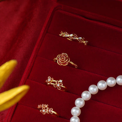 Pentas Blossom Ring - Gold - Plated - Abbott Atelier