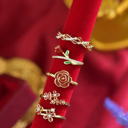 Pentas Blossom Ring - Gold - Plated - Abbott Atelier