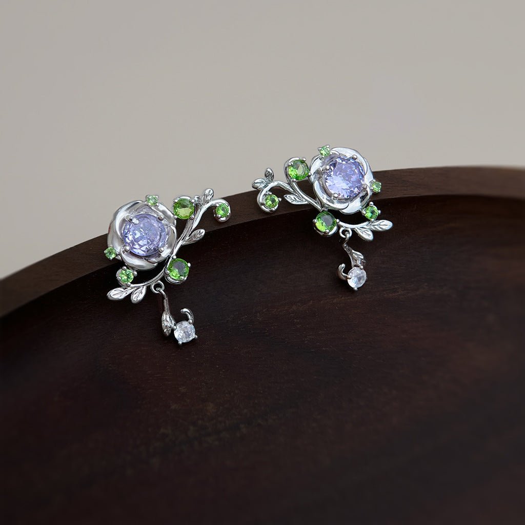 Peony Dream Earrings - Hypoallergenic - Abbott Atelier