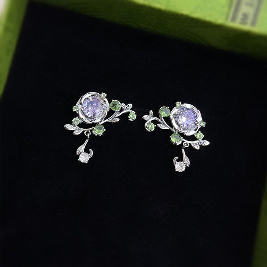 Peony Dream Earrings - Hypoallergenic - Abbott Atelier