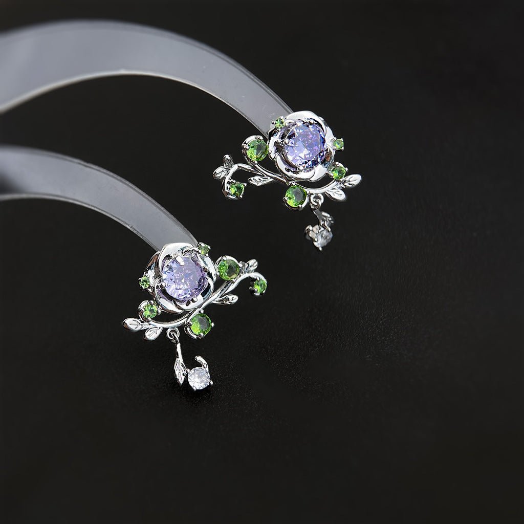 Peony Dream Earrings - Hypoallergenic - Abbott Atelier