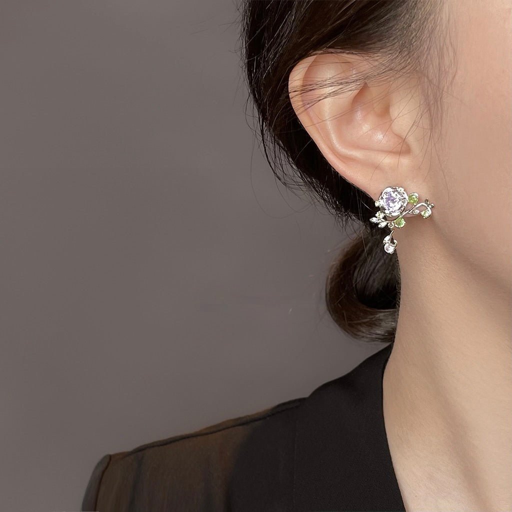 Peony Dream Earrings - Hypoallergenic - Abbott Atelier