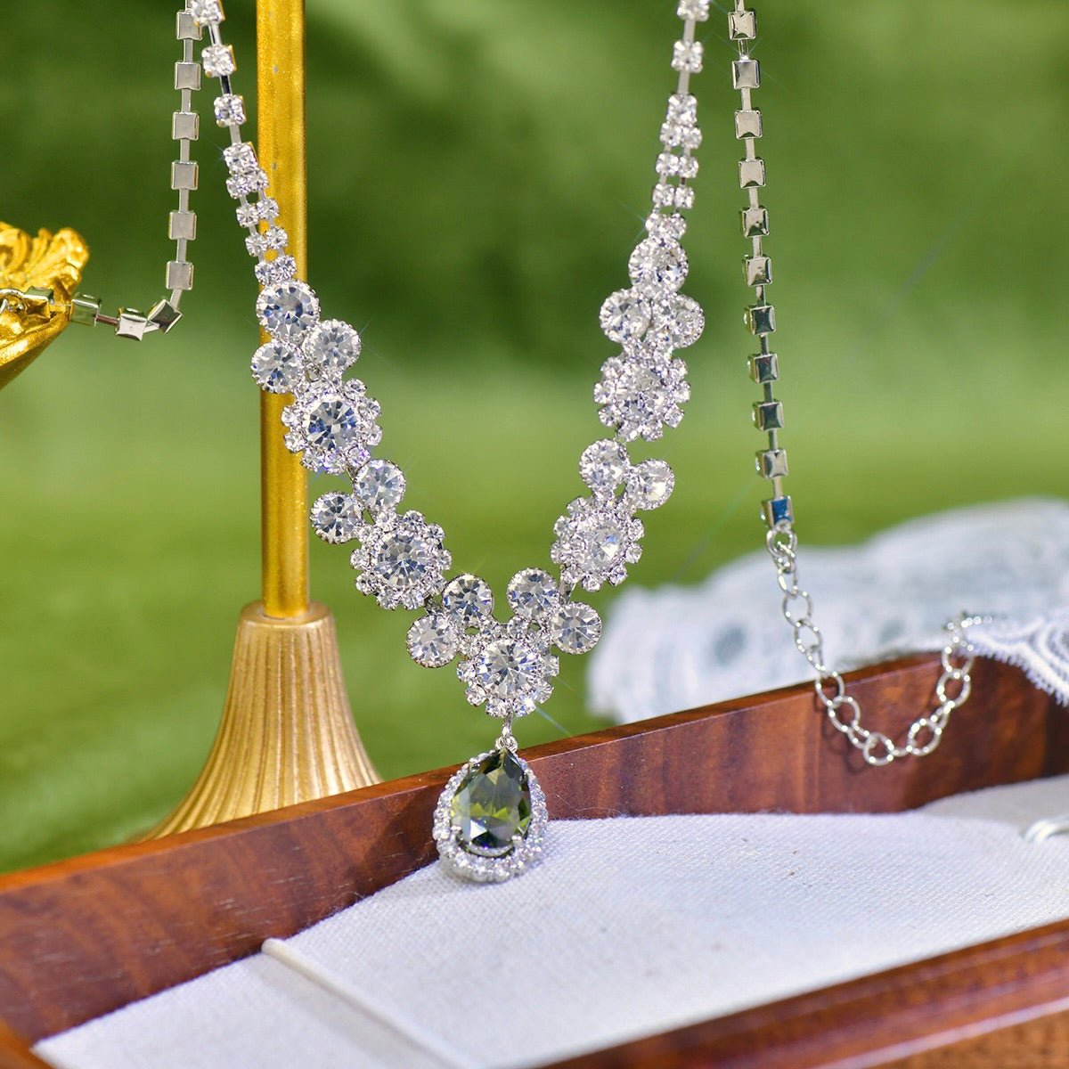 Peridot Princess Necklace - Gold Plated - Abbott Atelier