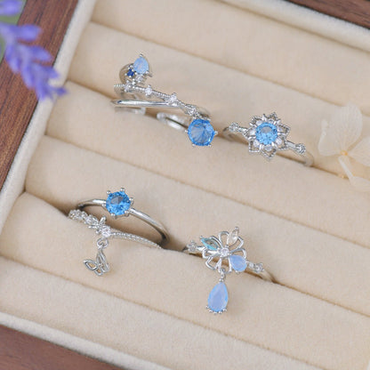 Periwinkle Charm Ring - Gold - Plated - Abbott Atelier