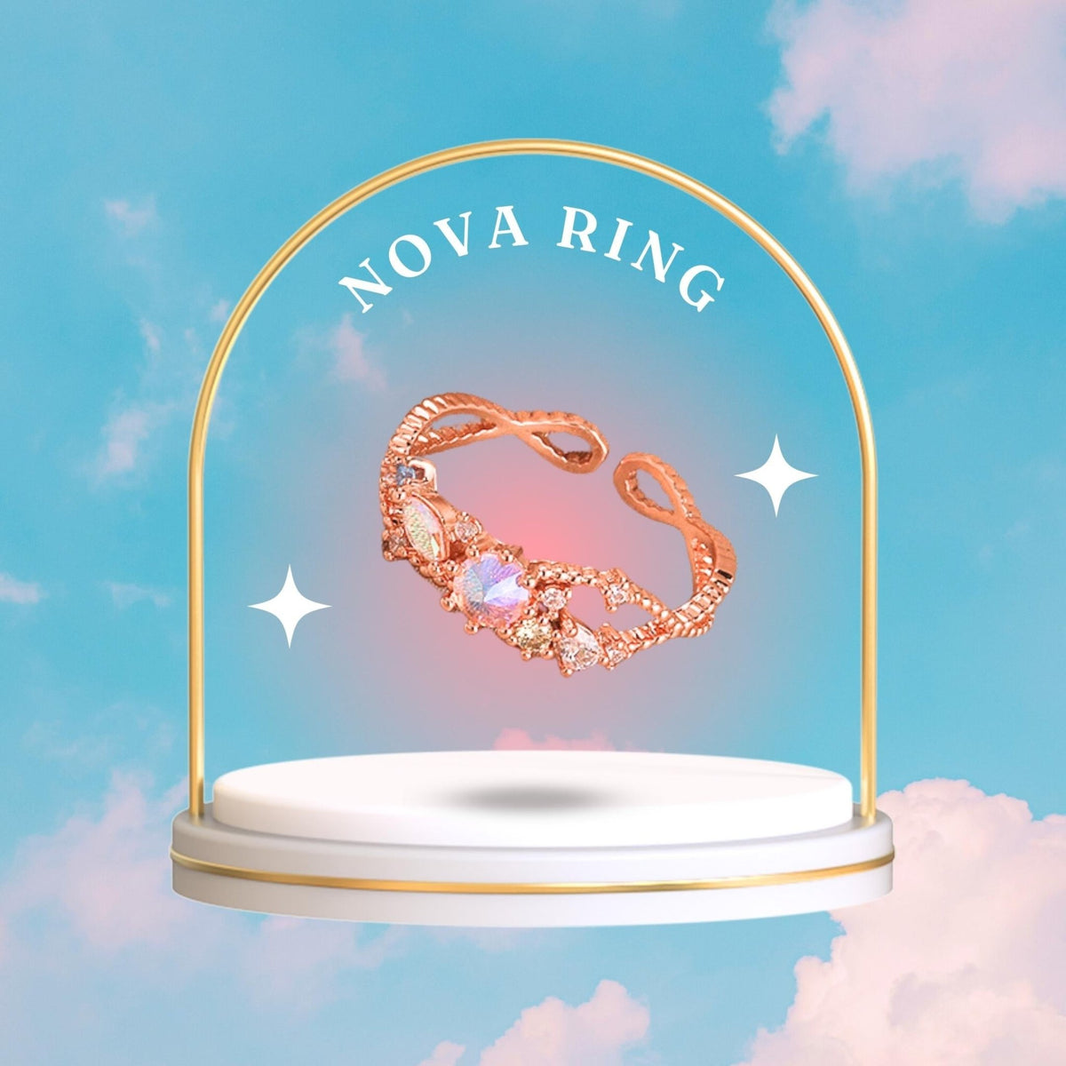 Pink Gem Ring - Nova | Abbott Atelier | Artisan Jewelry