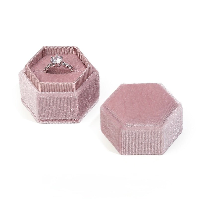 Pink Heirloom Ring Box - Abbott Atelier - Abbott Atelier