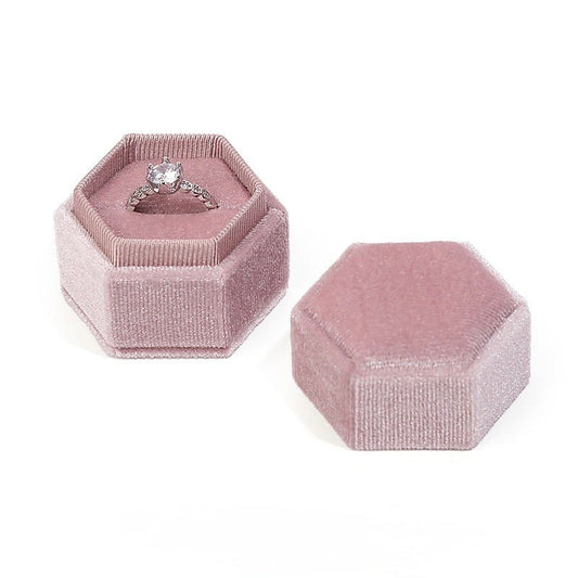 Pink Heirloom Ring Box - Abbott Atelier - Abbott Atelier