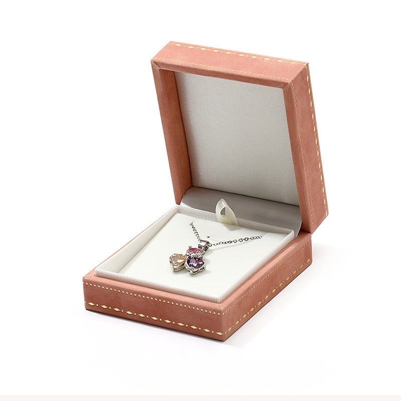Pink Reverie Necklace/Earrings Box - Abbott Atelier - Abbott Atelier