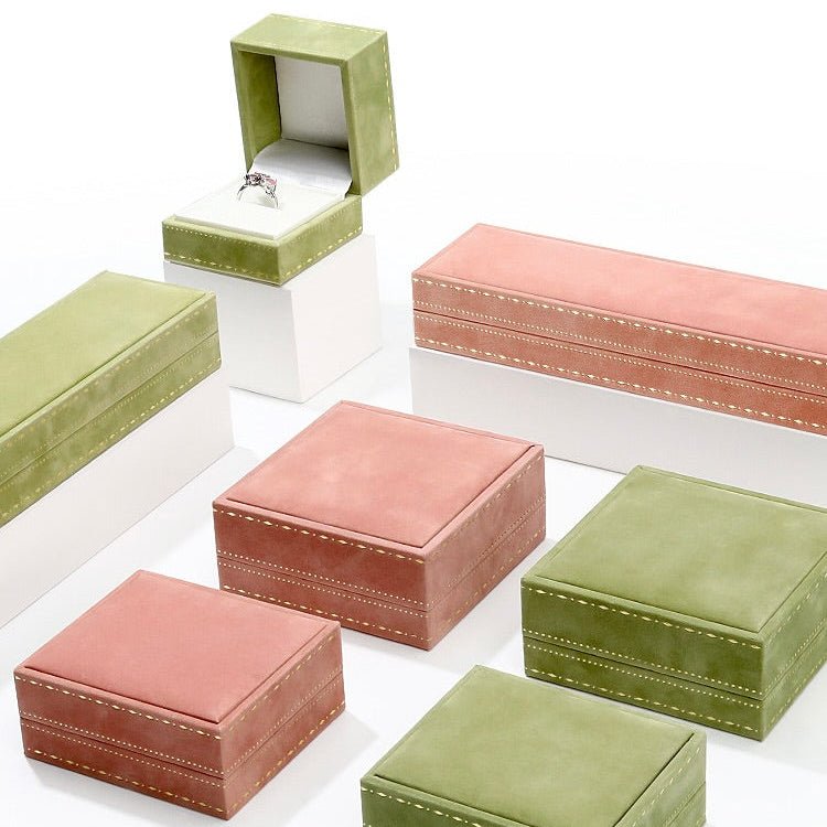 Pink Reverie Pendant/Studs Box - Abbott Atelier - Abbott Atelier