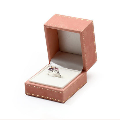 Pink Reverie Ring/Studs Box - Abbott Atelier - Abbott Atelier
