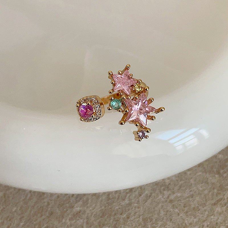 Pink Starlight Ring - Gold - Plated - Abbott Atelier
