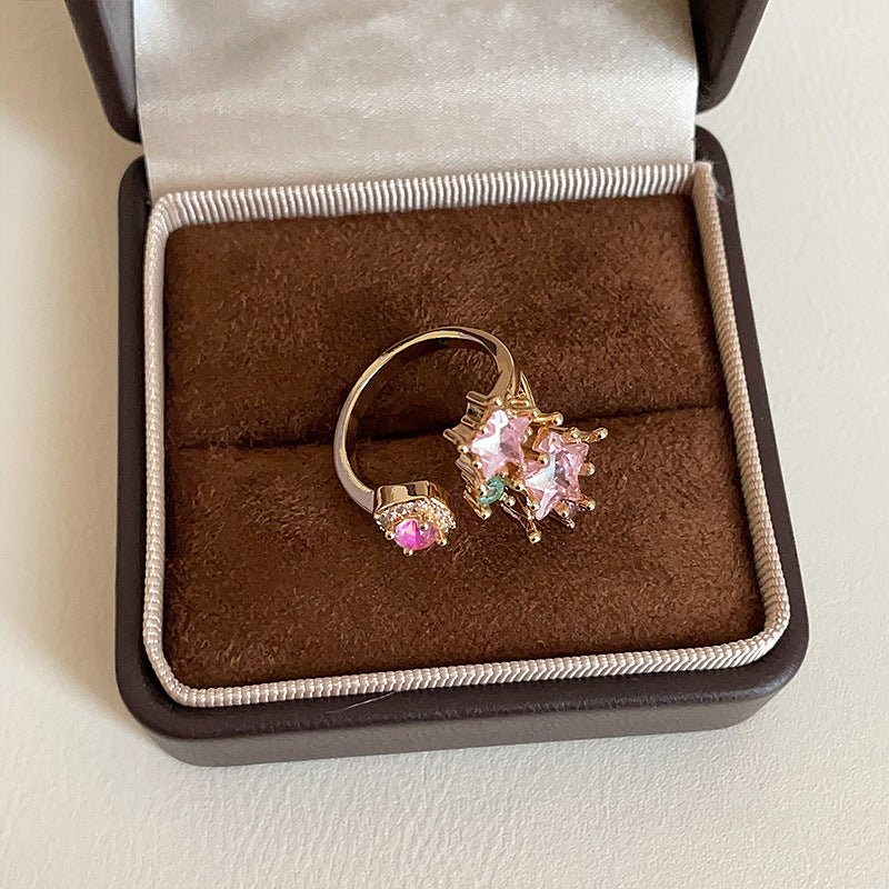 Pink Starlight Ring - Gold - Plated - Abbott Atelier