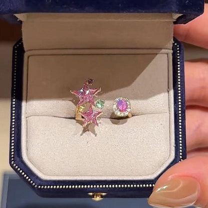 Pink Starlight Ring - Gold - Plated - Abbott Atelier