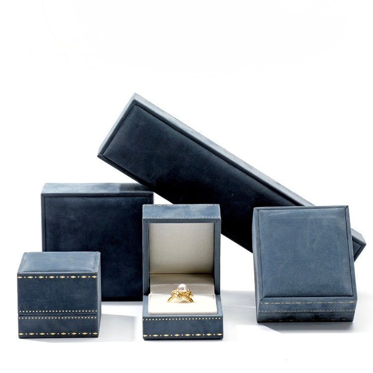 Powder Blue Reverie Necklace/Earrings Box - Abbott Atelier - Abbott Atelier