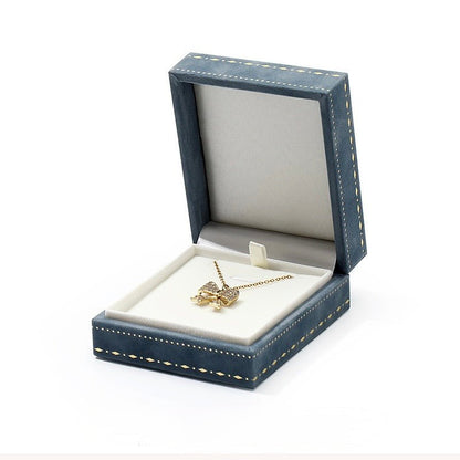 Powder Blue Reverie Necklace/Earrings Box - Abbott Atelier - Abbott Atelier