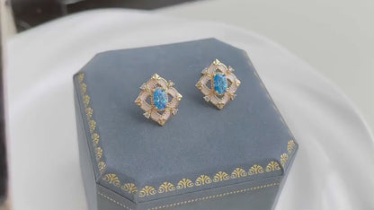 Azure Versailles Earrings