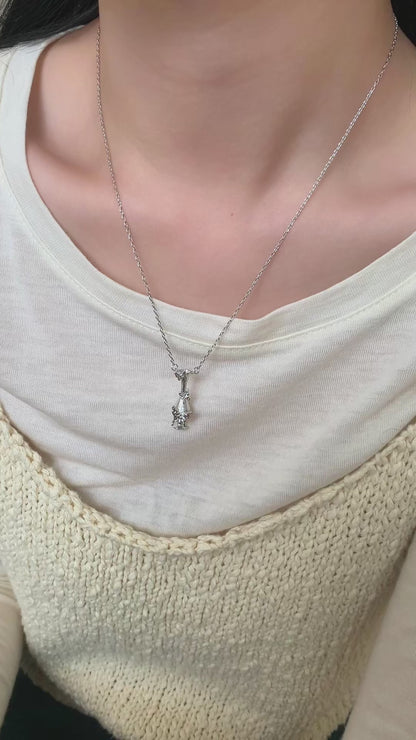 Vase of Butterfly Necklace