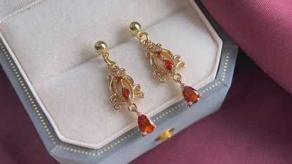 Scarlet Renaissance Earrings