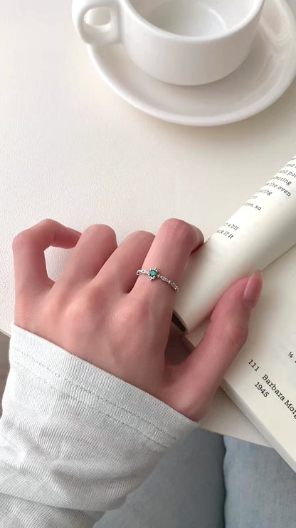 Constance Emerald Ring