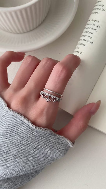 Tiara of Serenity Ring Set