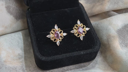 Violet Vienna Earrings