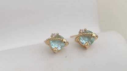 Blue Planet Stud Earrings